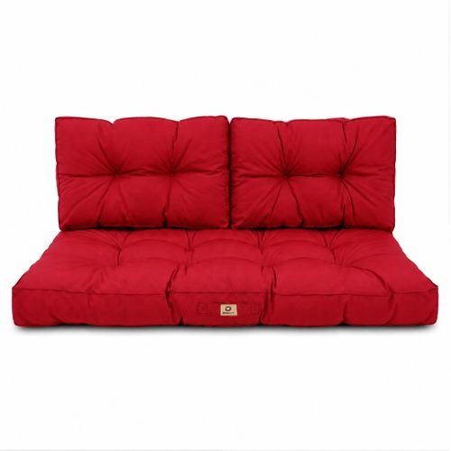 Coussins Pour Salon De Jardin Capitonné 120x60cm Rouge