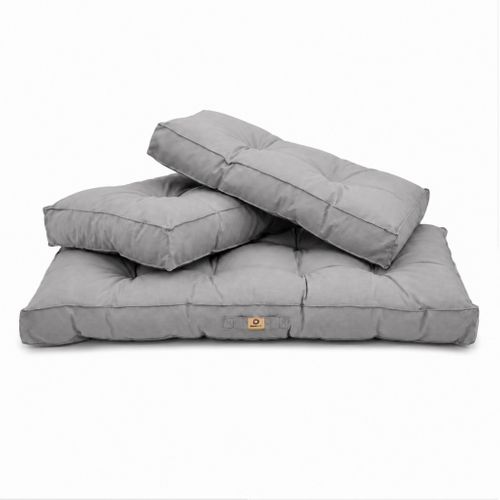 Coussins Pour Salon De Jardin Capitonné 120x60cm Gris Galet