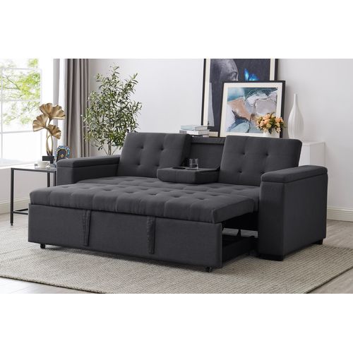 Noho - Canapé Convertible Gris Foncé