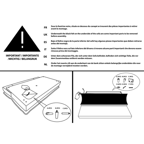 Noho - Canapé Convertible Gris Foncé