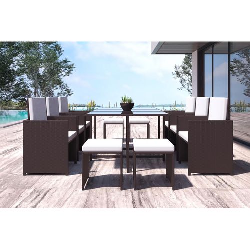 Florida Marron/blanc 10 Places
