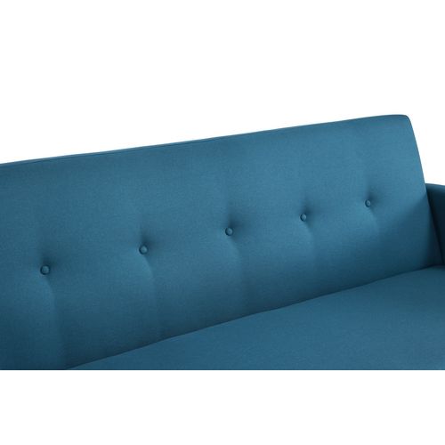 Berlin - Canapé Scandinave Convertible 3 Places Bleu Canard