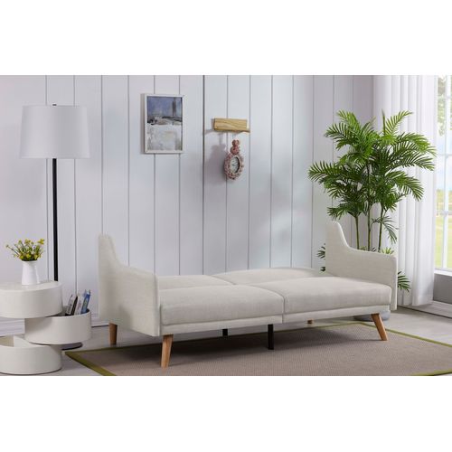 Ester - Canapé Convertible Scandinave Gris Clair