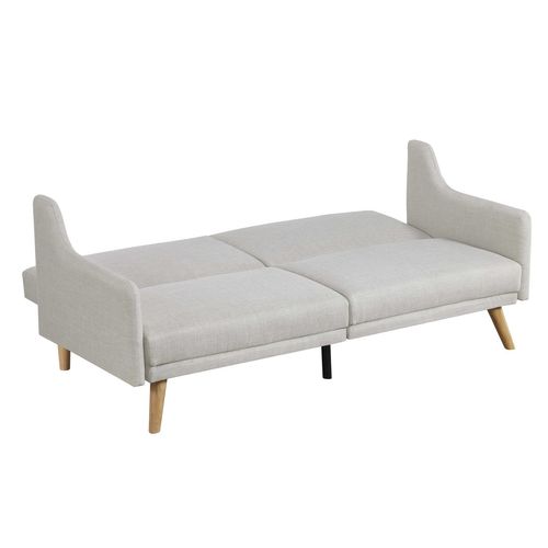 Ester - Canapé Convertible Scandinave Gris Clair