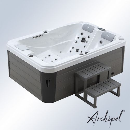 Spa 2 Places Allongées Archipel® Gt2 Pro Max Blanc Marbre - Spa Thérapeutique Balboa 210x148