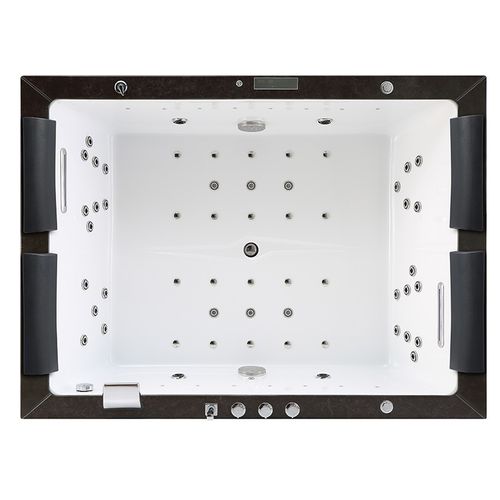 Baignoire Balneo Thérapeutique Altess Duo Black 2 à 4 Places Archipel® - 190x140
