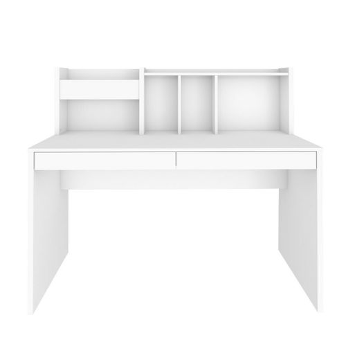 Bureau Avec Sur-meuble Tacco Blanc