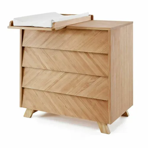 Commode 4 Tiroirs Kyoto   Bois Naturel