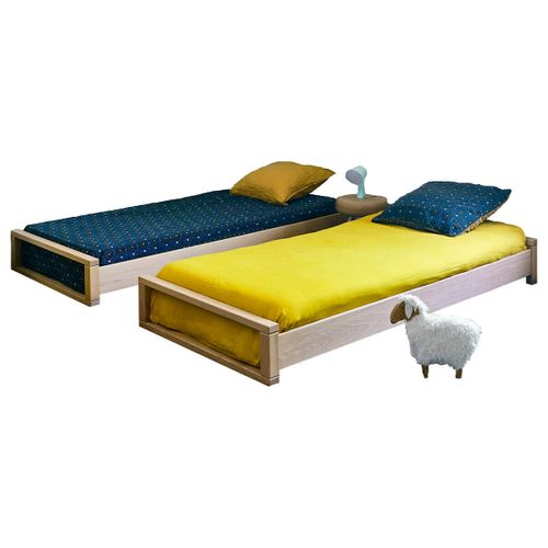 Lit Gigogne Poka   Bois 90x200cm