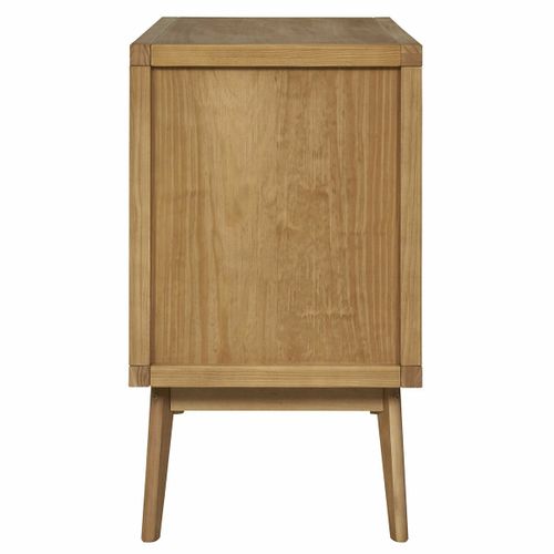 Commode 4 Tiroirs Marley   Bois Naturel