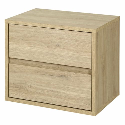 Chevet Avec 2 Tiroirs Kima   Chêne