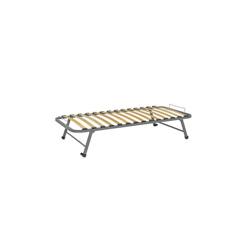 Sommier Gigogne Avec Façade 2 Mains Makuria   Hêtre 70x190 Cm