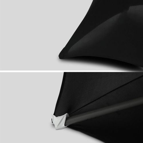Lot De 2 Housses – Gala – Housses Pour Mange-debout Ø80cm. Polyester. Noir