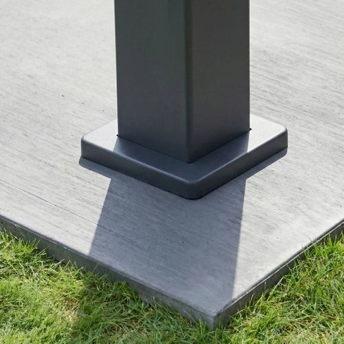 Pergola Bioclimatique Gris Anthracite – Triomphe – 3x4m. Aluminium. à Lames Orientables