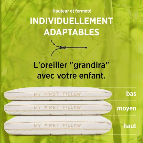 Oreiller Pour Enfants En Fibres De Bambou 100% Naturel