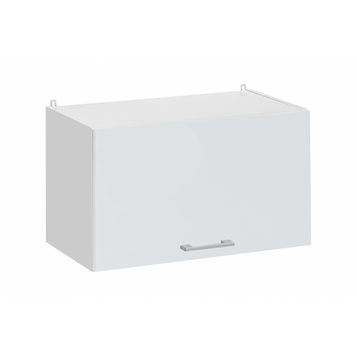Meuble Haut De Cuisine Eco Blanc Brillant 1 Porte Relevable L 60 Cm