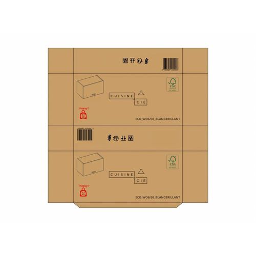 Meuble Haut De Cuisine Eco Blanc Brillant 1 Porte Relevable L 60 Cm