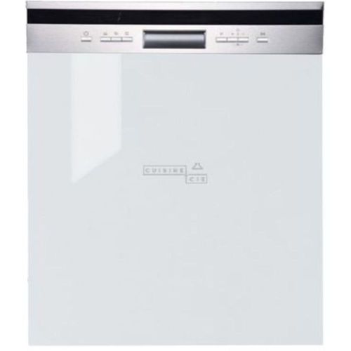 Façade Pour Lave-vaisselle Semi-intégrable Eco Blanc Brillant L 60 Cm