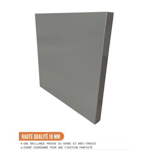 Cuisine Complète Eco Gris Brillant 240 Cm