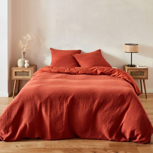 Lot De 2 Tables De Chevet Décor Bois et Cannage Avec 1 Tiroir - Bohème