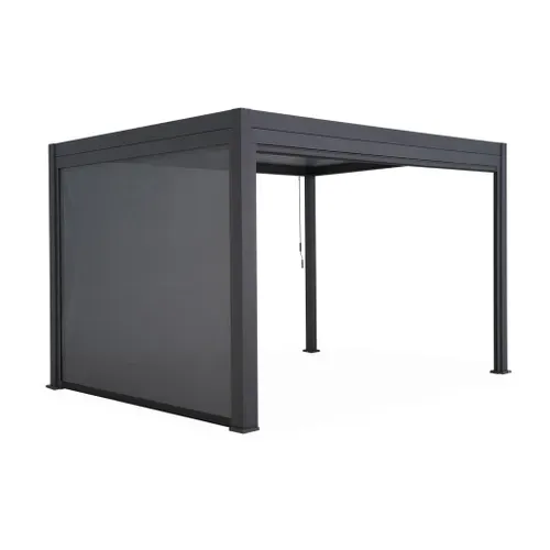 Pergola Bioclimatique Gris Anthracite – Triomphe – 300x400cm. Aluminium. à Lames Orientables +