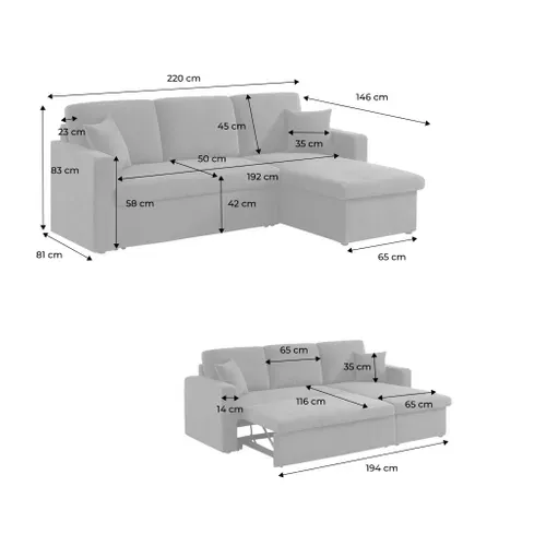 Canapé D'angle Convertible En Velours Vert Anglais 3 Places. Fauteuil D'angle Réversible Coffre