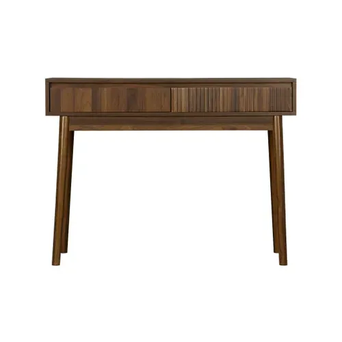 Console Décor Bois De Noyer. 2 Tiroirs - Linear