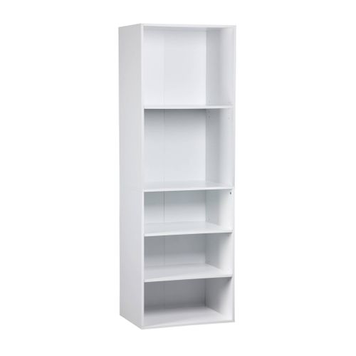 Module Dressing Avec 5 étagères. Blanc. Panneaux Stratifiés