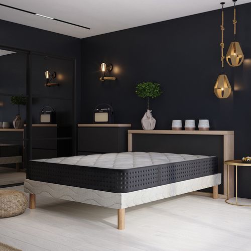 Cosmos - Ensemble Matelas mousse et sommier 140x190 Hauteur 26cm