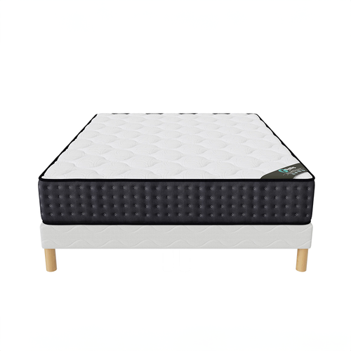 Cosmos - Ensemble Matelas mousse et sommier 140x190 Hauteur 26cm