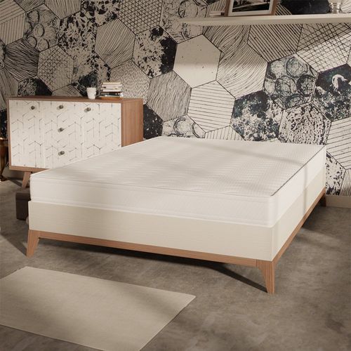 Matelas Mousse 140x190 cm CONFORT Epaisseur 15 cm