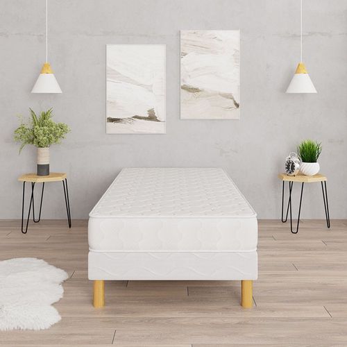 Matelas Mousse 90x200 cm CONFORT+ Epaisseur 17 cm