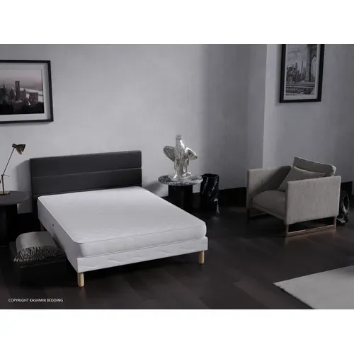 Ensemble Matelas Mousse Confort + Sommier 140x190 Epaisseur 15cm