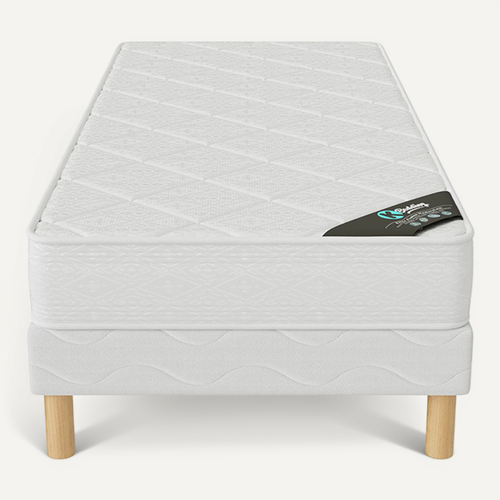 Ensemble Matelas Mousse Senso + Sommier 120x190 Hauteur 17cm