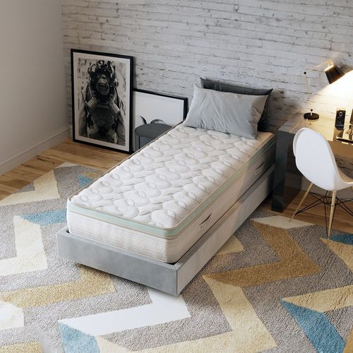 Matelas Mousse Aloe Vera 80x200 Accueil Mémoire De Forme Hauteur 27cm