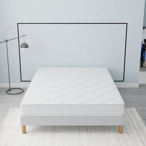 Ensemble Matelas Mousse Senso + Sommier 140x200 Hauteur 17cm