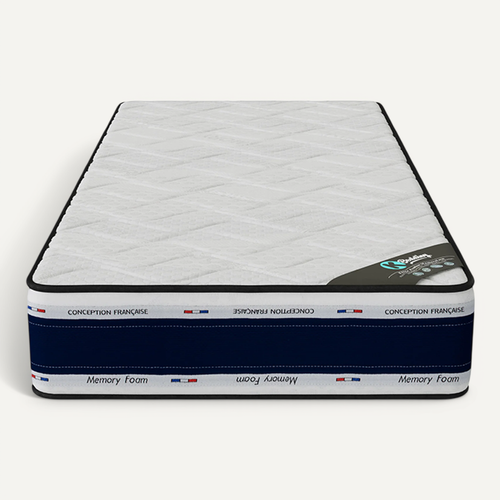 Matelas Mousse Blue Memory 90x190 Accueil Mémoire De Forme Hauteur 22cm