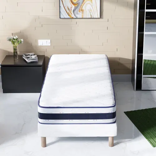 Matelas Mousse Blue Memory 90x190 Accueil Mémoire De Forme Hauteur 22cm