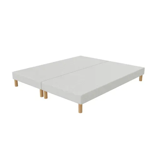 Sommier Tapissier 200x200 (2x100x200) + Jeu De Pied