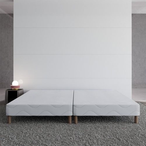 Sommier Tapissier 200x200 (2x100x200) + Jeu De Pied