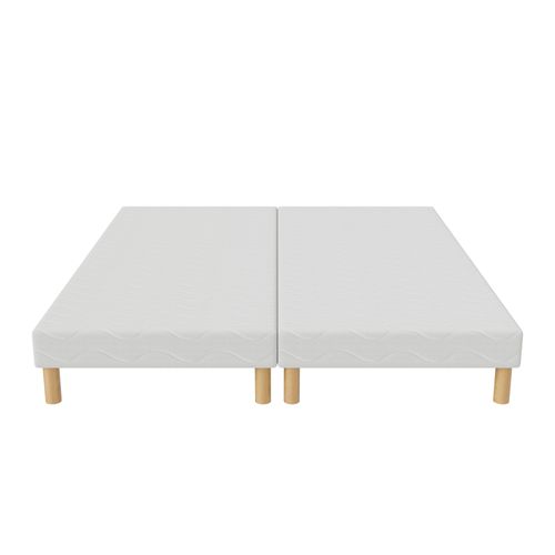 Sommier Tapissier 200x200 (2x100x200) + Jeu De Pied