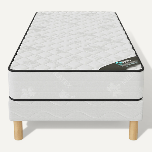 Ensemble Matelas Mousse Medicaltex + Sommier 120x190 Hauteur 20cm