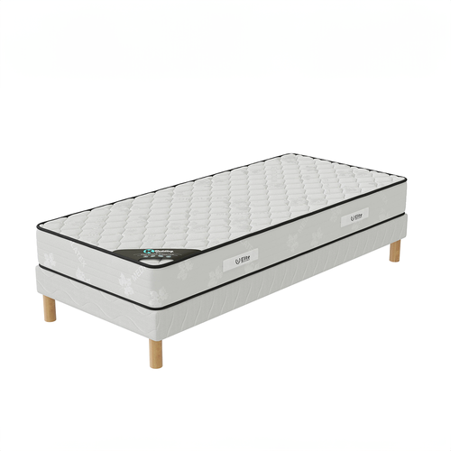 Ensemble Matelas Mousse Medicaltex + Sommier 120x190 Hauteur 20cm