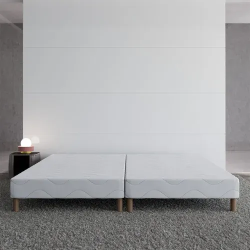 Sommier Tapissier 140x200 (2x70x200) + Jeu De Pied