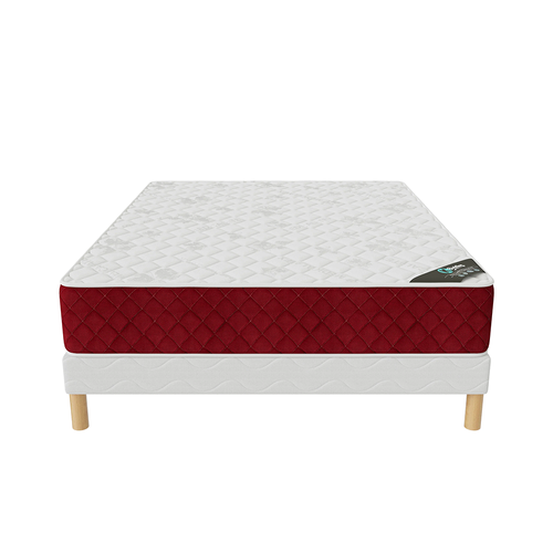 Ensemble Matelas Mousse Rosso + Sommier 160x200 Hauteur 25cm