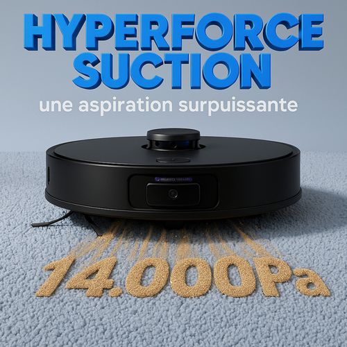 Aspirateur robot laveur EZICLEAN PUREFLOW MAX 2,8L - Noir