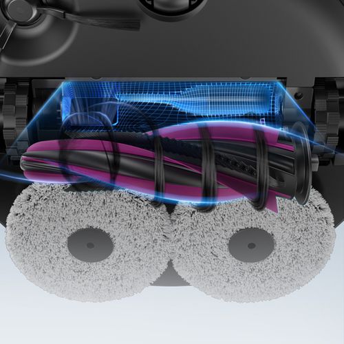 Aspirateur robot laveur EZICLEAN PUREFLOW MAX 2,8L - Noir vue de derrière