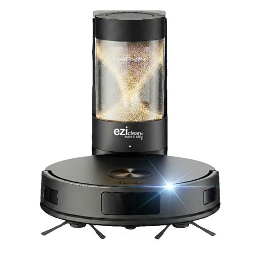 Aspirateur robot laveur EZICLEAN CYBERFLOW MAX - 35W - Noir vue de face