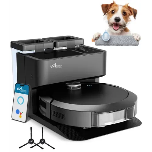 Robot Aspirateur Laveur Connecté Avec Base De Vidage All-in-one Z10 Plus