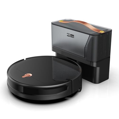 Aspirateur robot laveur I-BOT EZICLEAN Z5 75min - 14,8V - Noir vue de face
